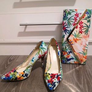 Floral Aldo heels